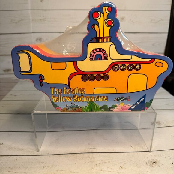 The Beatles Yellow Submarine Ravensburger Puzzle 500 Pc Shaped Tin Box 2017 - Picture 1 of 9
